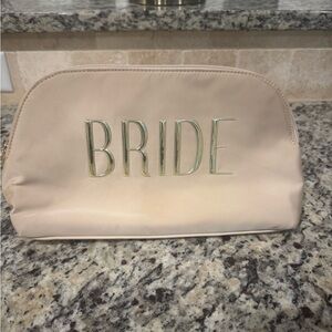 Bride Cosmetic Bag in Blush